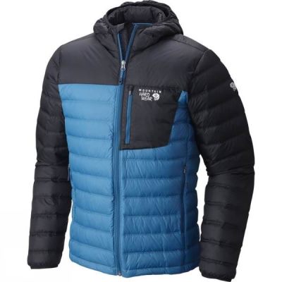 Plumas Mountain Hardwear Dynotherm Hooded Hombre - Azules / Negras - Chile AZW861092